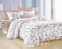 комплект постельного белья satin collection 1.5сп 4пр рис.оля микросатин эльф