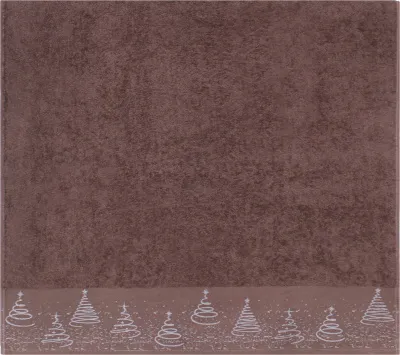 Полотенце махровое 70х130см F&H НГ 2024