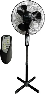 Вентилятор напольный  (ВК черно/серый)