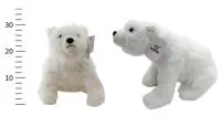 белый плюшевый медведь 30см