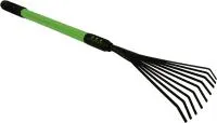 грабли веерные с телескопической ручкой 65-95см