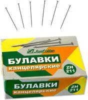 Булавки офисные J.OTTEN 28мм 50гр металлические 