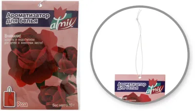 Ароматизатор Atmix 10гр саше для белья (Роза)