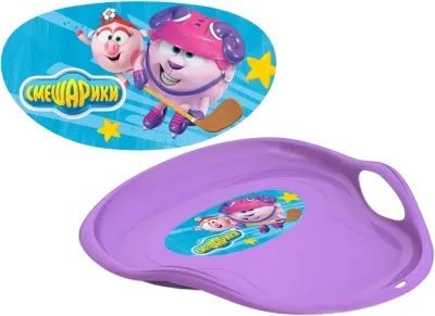 Ледянка Шкода Смешарики  (1 Бараш-хоккеист и Нюша // 126/1)