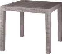 стол ingreen rattan пластиковый малый 789х789х701мм, французский платан