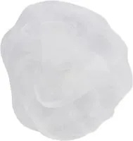 Бант для девочки белый 16см