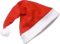 Колпак Деда Мороза 27х40см Цвет: красный