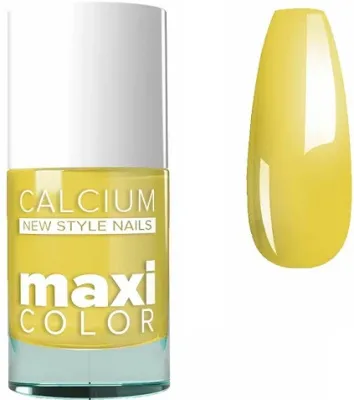 Лак для ногтей MAXI COLOR 11мл с кальцием  (№44 10410044)