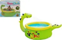 Бассейн надувной Динозавр 3D d175х62см 1143л с распылителем, для взрослых