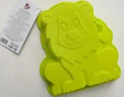 Форма силиконовая для выпечки Львенок 19х18х4см (RKD-057G зелен.)