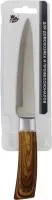 нож кухонный универсальный, 12х2,4см, коричневый