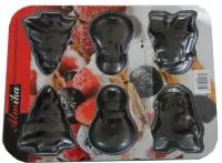 форма для выпечки новогодняя 35х26.5х2.8см