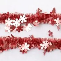 Мишура Снежное кружево матовая d6х180см