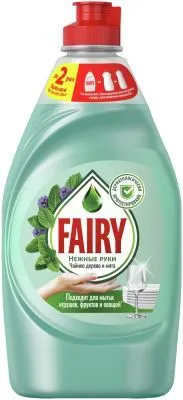 Средство моющее FAIRY 450мл для посуды (Нежные руки Чайное дерево и мята)
