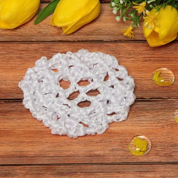 Сетка на пучок d100мм Ballet style-Элла белая