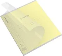 Тетрадь 12л клетка ErKr .CoverPro Классика Fizzy желтая