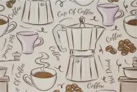 Салфетка подставочная с рисунком кофе пвх 30х45см в ассортименте