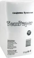 Салфетки бумажные TomPaper 400л ПНД белые