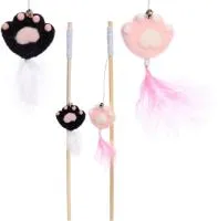 Игрушка для кошек Дразнилка Цап-Цап на палочке: Лапки