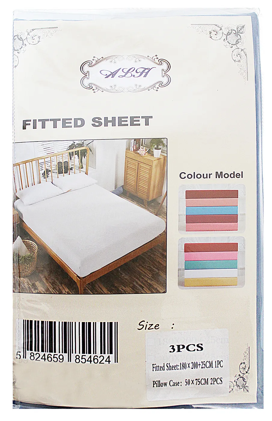 Комплект постельного белья 2.0сп 3пр 2 наволочки, простынь 64