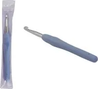 Крючок для вязания d7.0мм 15см с пластиковой ручкой в чехле