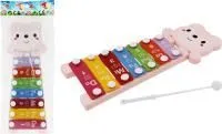 Игрушка музыкальная Ксилофон-7 тонов, палочка Размер: 9,5х25,5х2см