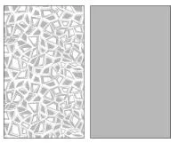 Голубые столовые салфетки геометрия из микрофибры 38x63см набор 2шт