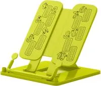 Подставка для книг ErKr Neon Solid желтая с таблицей умножения