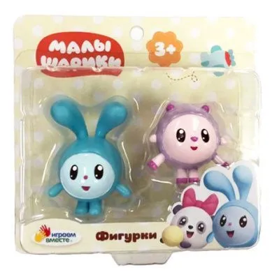 Игровой набор ИГРАЕМ ВМЕСТЕ фигурки Малышарики (Крош и Бараш // F-32R)