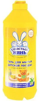 Средство моющее УШАСТЫЙ НЯНЬ 500мл гель для детской посуды (06058)