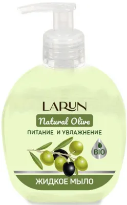Мыло-крем LARUN Natural olive 300мл (Питание и увлажнение)