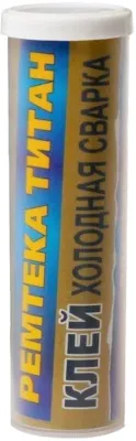 Клей холодная сварка РЕМТЕКА Титан 55гр (для пластика)