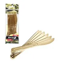 нож одноразовый boyscout premium, золотой, 6шт