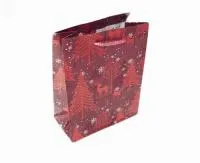 Пакет подарочный 11.5х6х16см Зимний лес