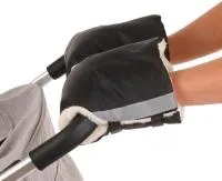 Муфты-варежки BAMBOLA шерст. мех, плащевка, на липучках