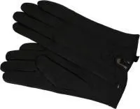 Перчатки кожаные с бантиком подклад текстиль