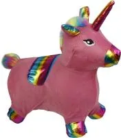 Игрушка Прыгунок Единорог, тканевый чехол
