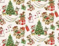 Бумага упаковочная 50х70см Новогодний хоровод