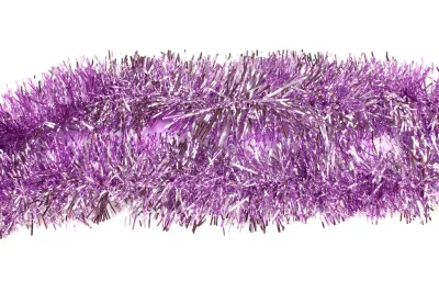 Мишура с коротким ворсом Размер: d5х180см (Цвет: розовый)