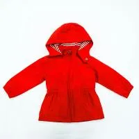 L Куртка-парка демисезонная для девочки Цвет: красный