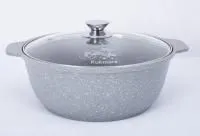 кастрюля kukmara 4000мл ст.крышка, антипригарное покрытие