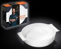 форма для запекания wilmax 1280мл фарфор с ручками