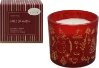 Свеча ароматическая Праздничные краски 170г Размер стакана: d8см, h7,4см Аромат: яблоко с корицей,кр