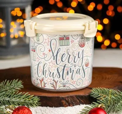 Емкость для продуктов Fresco 700мл круглая декор 