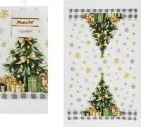 Полотенце кухонное 38х63см хлопок Коллекция: Новогодняя ель