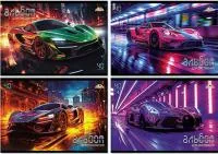 Альбом для рисования 40л КТС Супер-авто