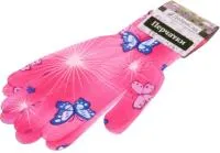 Перчатки нейлоновые ДоброСад Лайт-Бабочки р.8