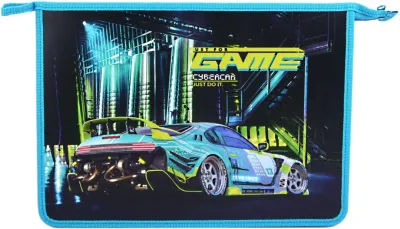 Папка для тетрадей А5 ОНИКС на липучке 1 отделение (Game auto)