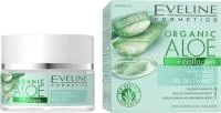 Гель для лица EVELINE Organic Aloe+Collagen 50мл увлажняюще-матирующий д/нор/комб.кожи