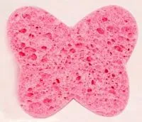 Спонж для макияжа губка Бабочка цвет микс 